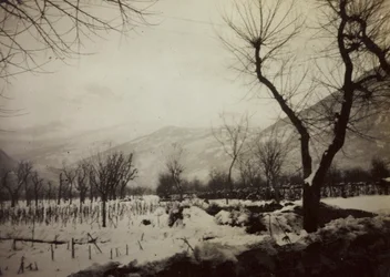 Álbum " Harriet Louise Self": una vista del valle del Brenta con nieve