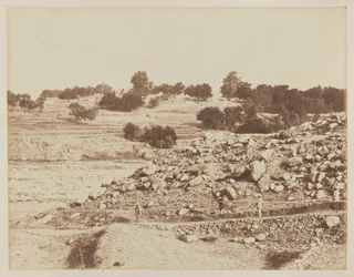Campamento de Amir Yakhub Khan, donde se firmó el Tratado de Gandamak, Jafed Sing, mayo 1879