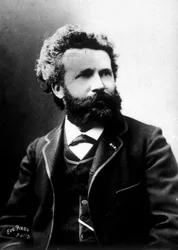 Camille Flammarion, astrónomo francés, circa 1890