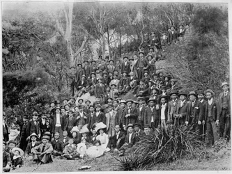 Reunión de chinos en Australia