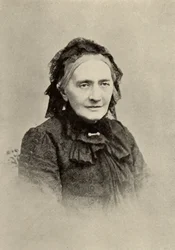 Clara Schumann (nacida Clara Wieck - 1819-1896) Pianista alemana de edad avanzada (impresión)
