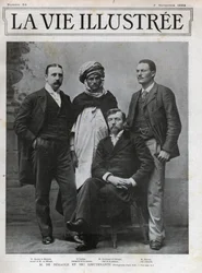 Ferdinand de Behagle (1857-1899) (explorador francés) Jefe de la Misión y sus tenientes