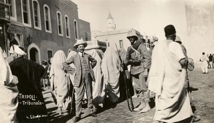 Guerra Italo Turca, tripolitania, pueblo y soldados ante el tribunal