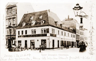 Casa de Robert Schumann en Zwickau, Alemania.