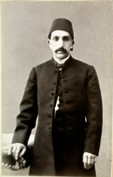Imperio Otomano: Retrato del sultán Abdulhamid II (1842-1918) Fotografía. Ankara, Sociedad Histórica Turca, Turquía