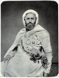 Retrato de Abd-el-Kader en 1875 - fotografía