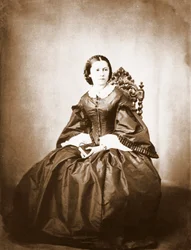 Retrato de Clara Schumann (1819 - 1896), esposa de Robert Schumann