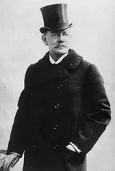 Retrato del Conde Michael Nicolaievich Muravieff (1845-1900) político ruso. Fotografía, principios del siglo XX