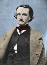 Retrato de Edgar Allan Poe (1809-1849), escritor estadounidense.