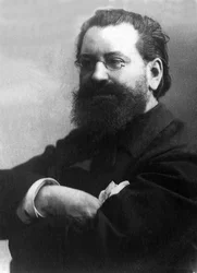 Retrato de Édouard Drumont (1844-1917), periodista francés.
