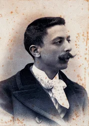 Retrato de Enrique Granados (1867-1916) en 1895, compositor y pianista español.