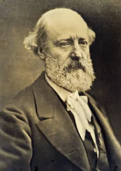 Retrato de Eugene Viollet-le-Duc (Viollet le Duc) (1814-1879). siglo XIX.