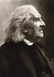 Retrato de Franz Liszt (1811-1886), compositor y pianista húngaro.