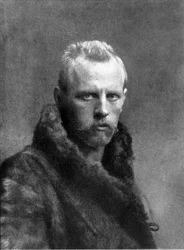 Retrato de Fridtjof Nansen (1861-1930), explorador noruego