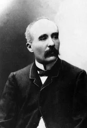 Retrato de Georges Benjamin Clemenceau (1841-1929), periodista y político.