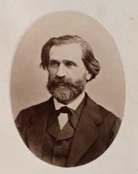 Retrato de Giuseppe Verdi