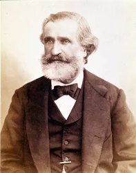 Retrato de Giuseppe Verdi alrededor de 1870. Museo della Scala de Milán