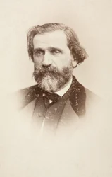 Retrato de Giuseppe Verdi, hacia la década de 1860