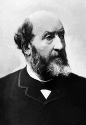 Retrato de Guillaume Victor Emile Augier (1820-1889), poeta y dramaturgo.