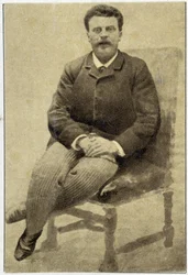 Retrato de Guy de Maupassant (1850 - 1893) en 1890