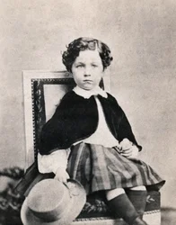 Retrato del Príncipe Imperial Eugenio Luis Napoleón Bonaparte (1856-1879), hijo de Napoleón III. Fotografía anónima tomada en Fontainebleau en junio de 1860