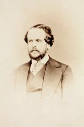 Retrato de Italo Gardoni, c.1860 (foto b/n)