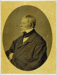 Retrato de Jean Auguste Dominique Ingres (1780 - 1867) en 1841.