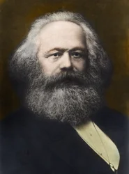 Retrato de Karl Marx (1818-1883) 1878
