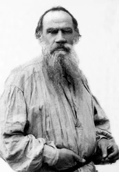 Retrato de León Tolstói (1828-1910), escritor ruso
