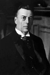 Retrato de Lord Joseph Chamberlain (1836-1914), político británico.