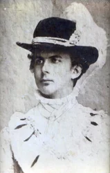 Retrato de Luis II de Baviera con sombrero