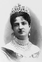 Retrato de Margarita de Saboya (1851-1926), Reina de Italia (1878-1900) y esposa del Rey de Italia, Humberto I.
