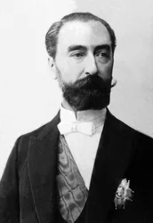 Retrato de Marie Francois Sadi Carnot (1837-1894), estadista e ingeniero francés.