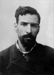 Retrato de Pierre Savorgnan de Brazza (1852-1905), de origen italiano, explorador francés en África Ecuatorial.