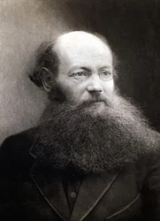 Retrato del Príncipe Piotr Alekseyevich Kropotkin (1842-1921), revolucionario y anarquista ruso.