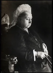 Retrato de la Reina Victoria (1819-1901), Reina del Reino Unido de Gran Bretaña e Irlanda. Colección FPL.