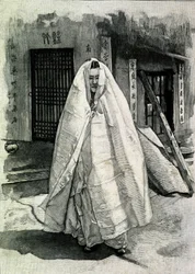 Retrato de una dama coreana a finales del siglo XIX