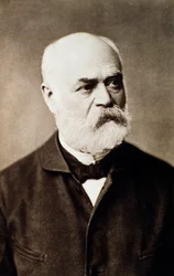 Retrato del compositor inglés Adolph von Henselt (1814-1889) Fotografía. Siglo XIX.