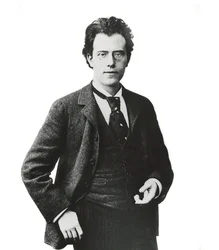 Retrato del compositor y director de orquesta austríaco Gustav Mahler