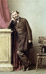 Retrato del compositor italiano Giuseppe Verdi