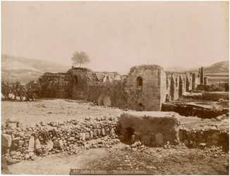 Ruinas de la Iglesia de los Cuarenta Mártires Santos, Sebaste (Sivas), Turquía, ca 1890
