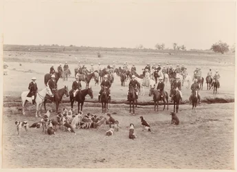 La caza del valle de Peshawar, 1896