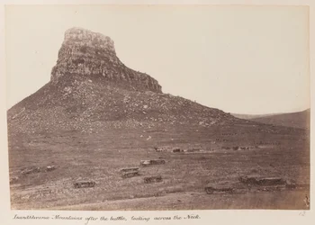 El campo de batalla de Isandlwana