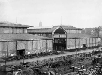 El mercado central de París (pabellones de Balard), finales del siglo XIX