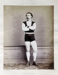 El gimnasta Jules Leotard - en “el Centauro” de octubre de 1867, ciudad de París