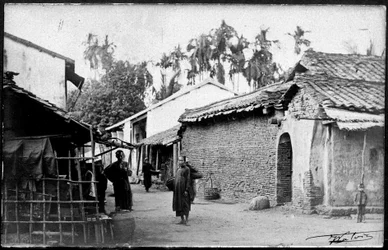 Aldea de Tonkin c. 1890