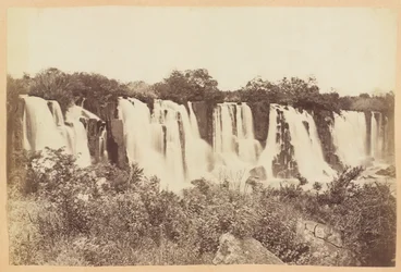 Cataratas Umgeni, Provincia de Natal, Sudáfrica, 1882 circa