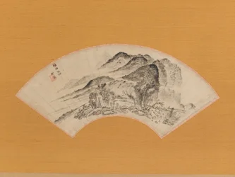 Lluvia persistente sobre la mitad del pueblo, ca. 1815-20
