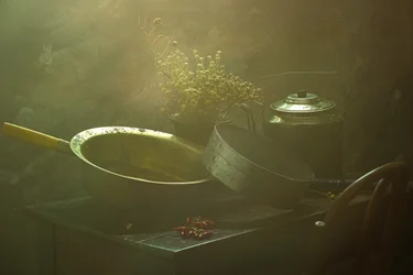 Naturaleza muerta en una cocina acogedora