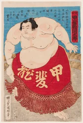 Retrato del luchador de sumo Kaidyo Taro, de 15 años